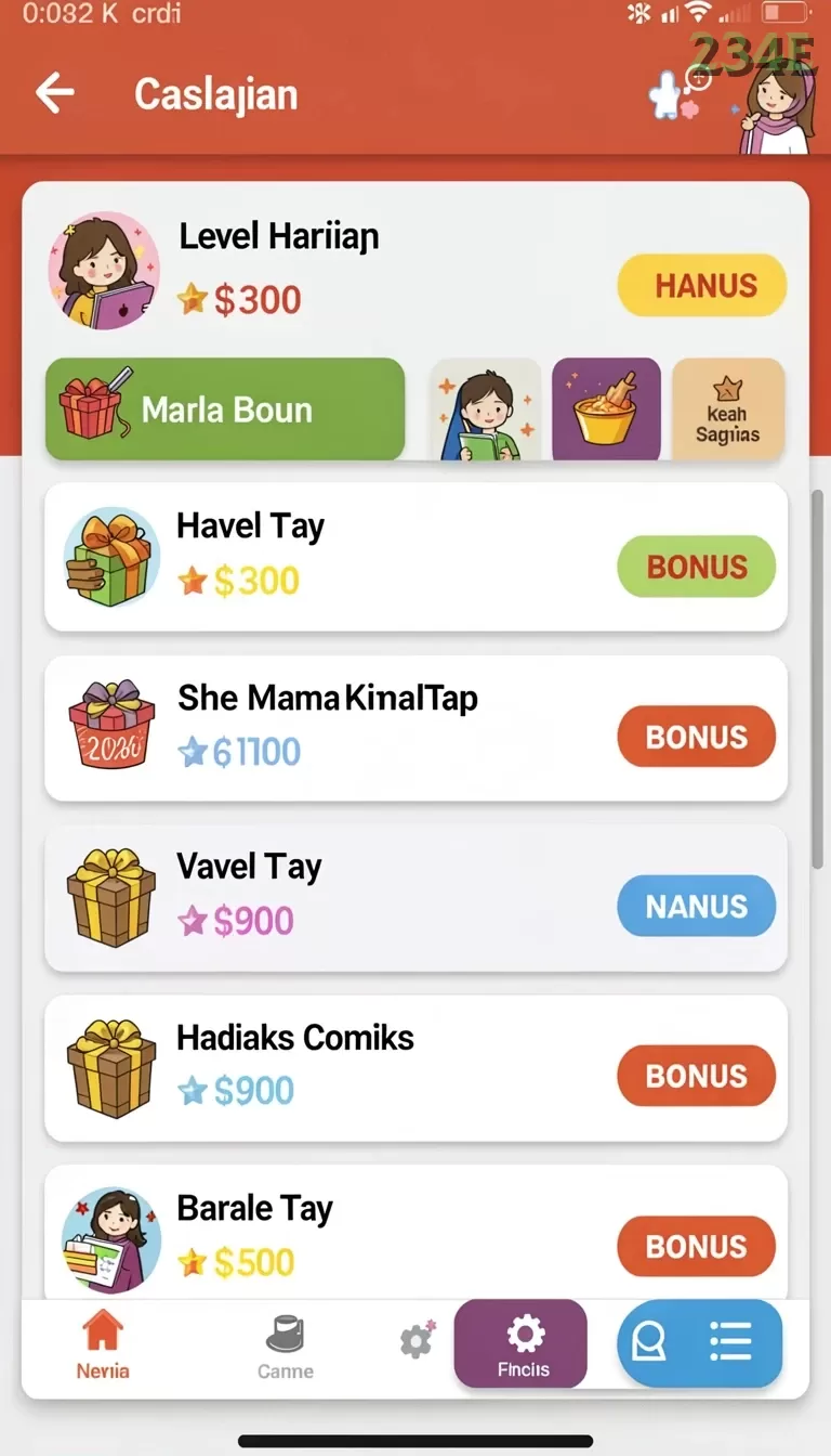 Cuplikan layar WINALLCASINO — pengaturan akun