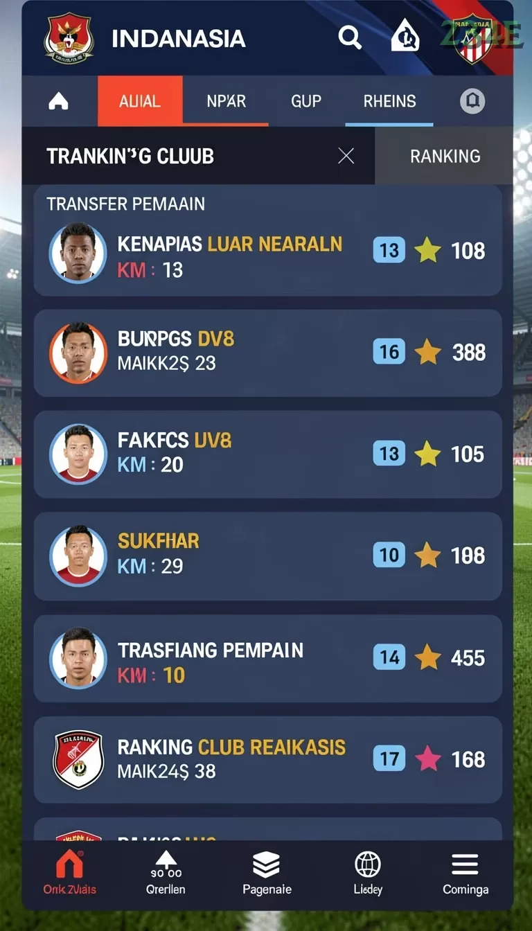 Cuplikan layar RR777 — aktivitas
